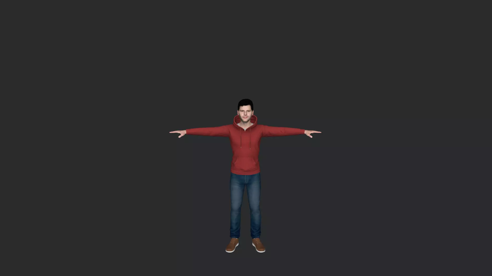 Ricky Martin Realistic Full Body Fully Rigged 3D model_12