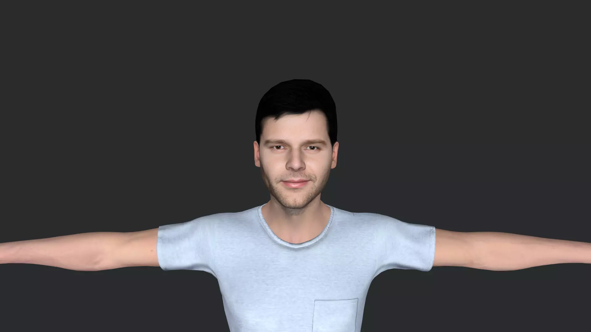 Ricky Martin Realistic Full Body Fully Rigged 3D model_25