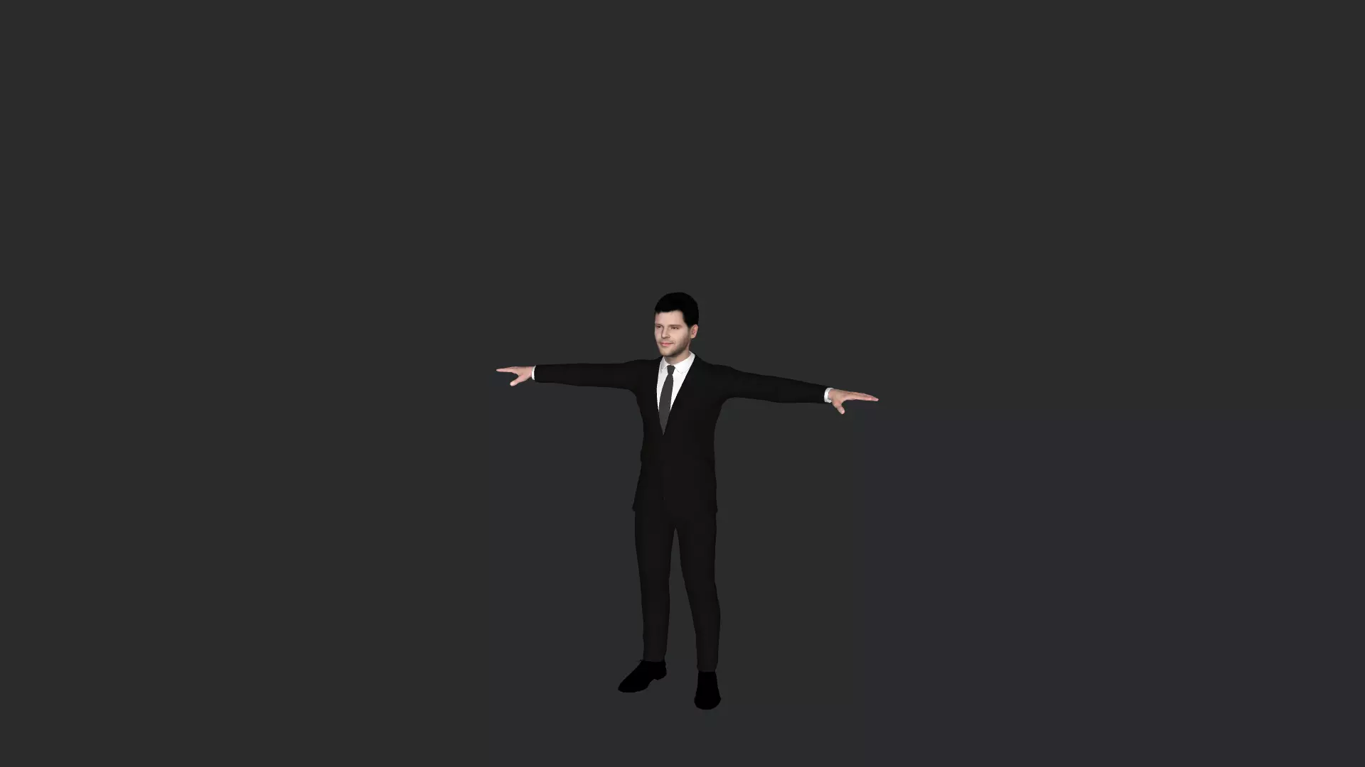 Ricky Martin Realistic Full Body Fully Rigged 3D model_3