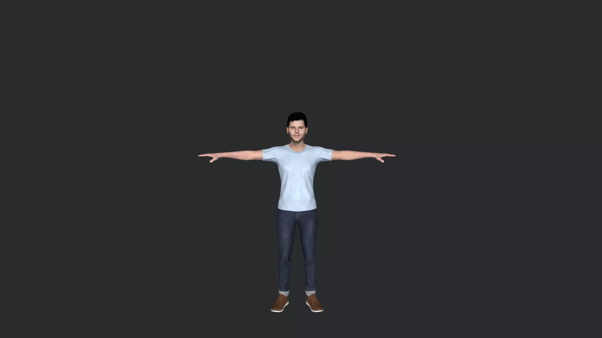 Ricky Martin Realistic Full Body Fully Rigged 3D model_27