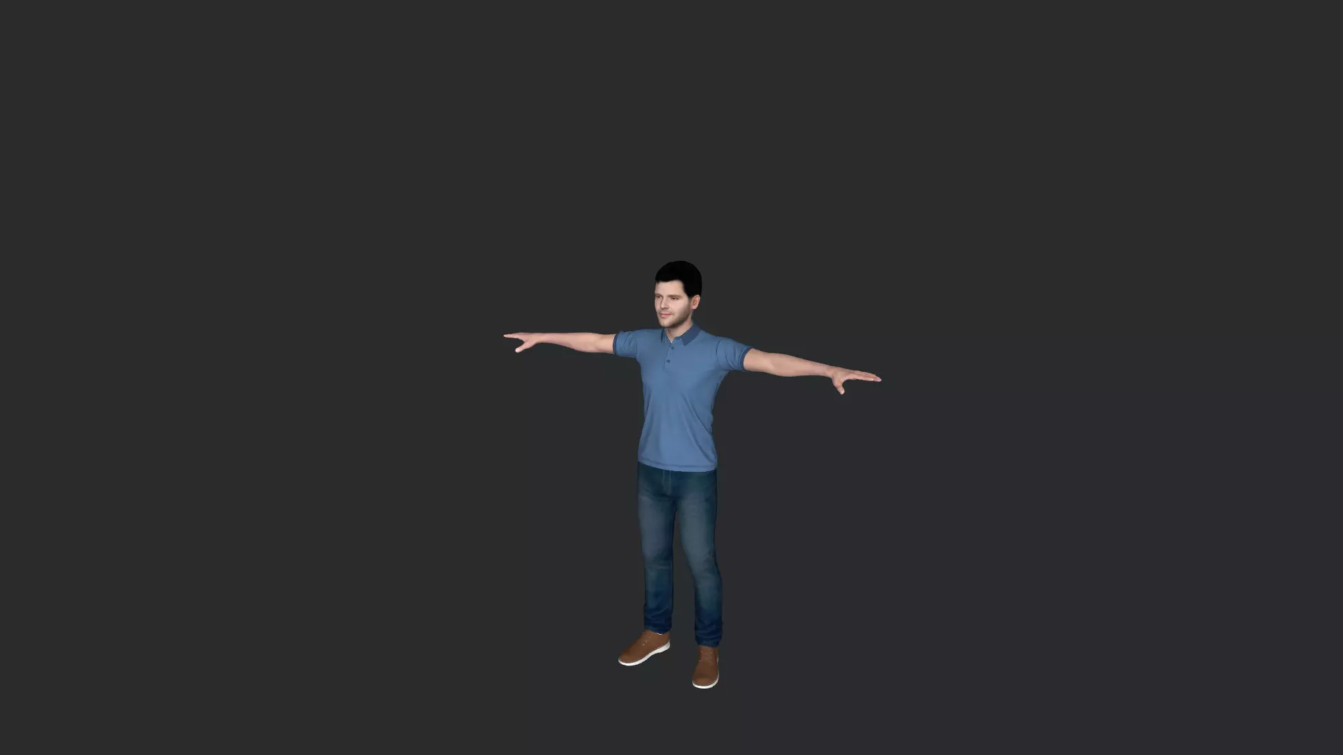 Ricky Martin Realistic Full Body Fully Rigged 3D model_18
