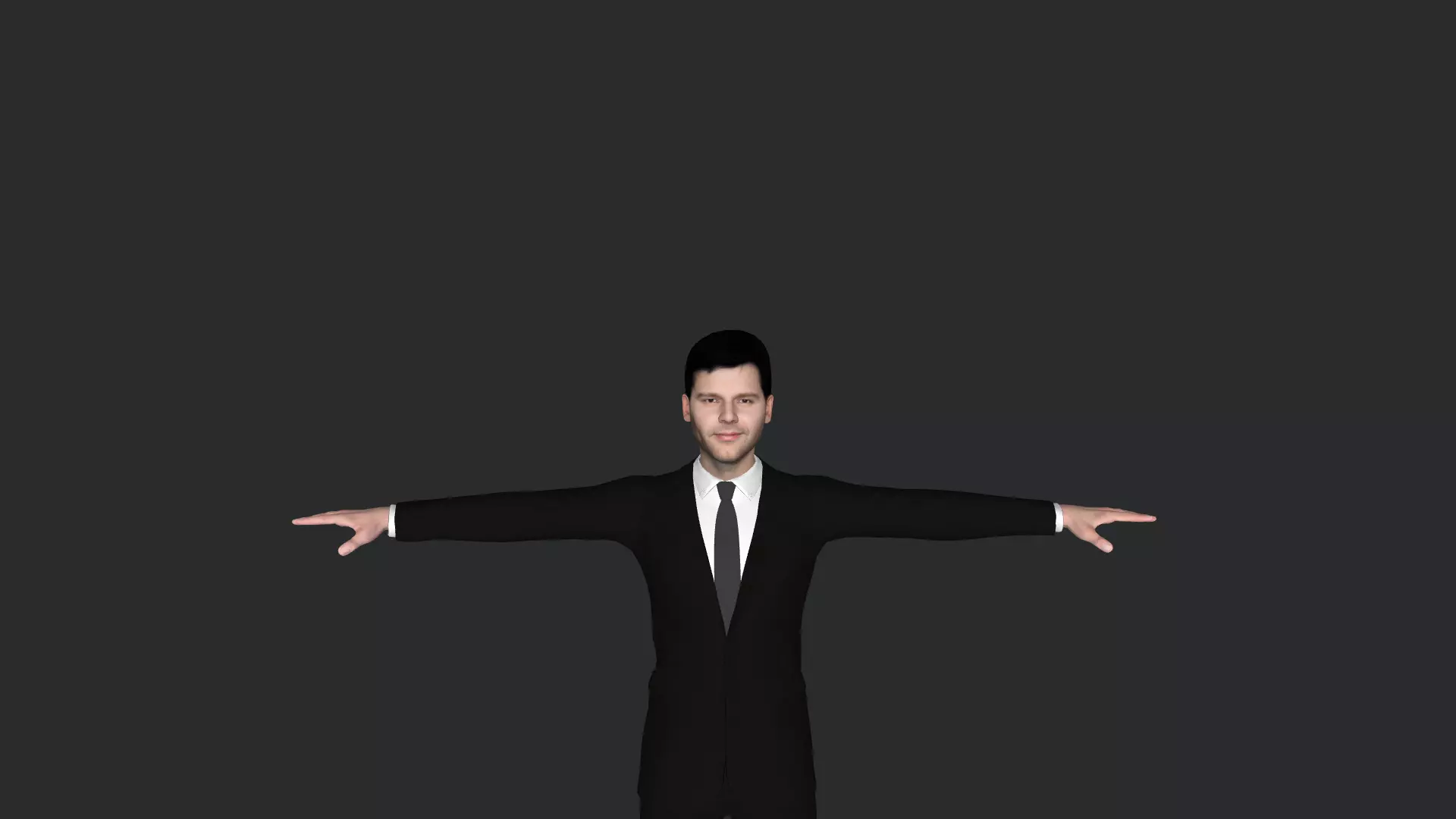 Ricky Martin Realistic Full Body Fully Rigged 3D model_1