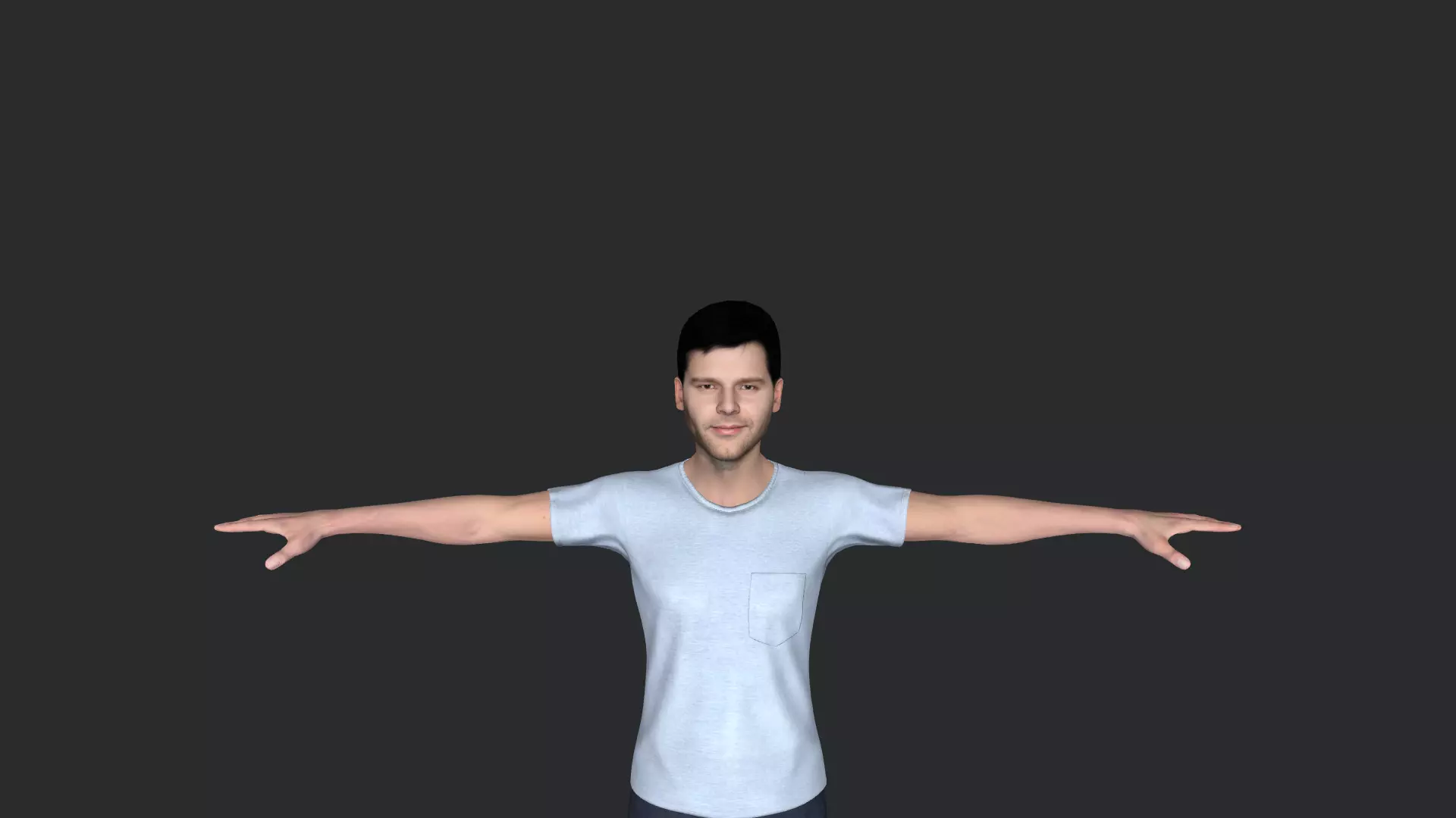 Ricky Martin Realistic Full Body Fully Rigged 3D model_26