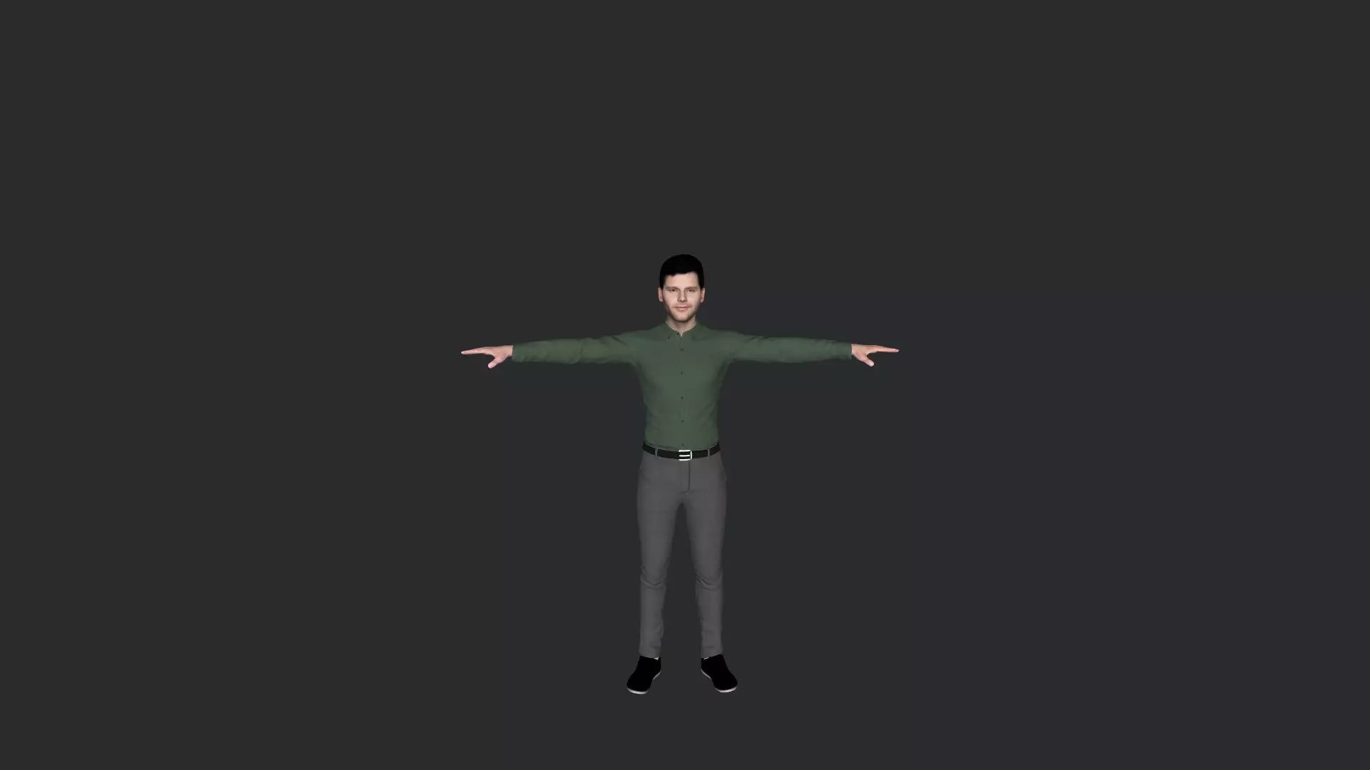 Ricky Martin Realistic Full Body Fully Rigged 3D model_7