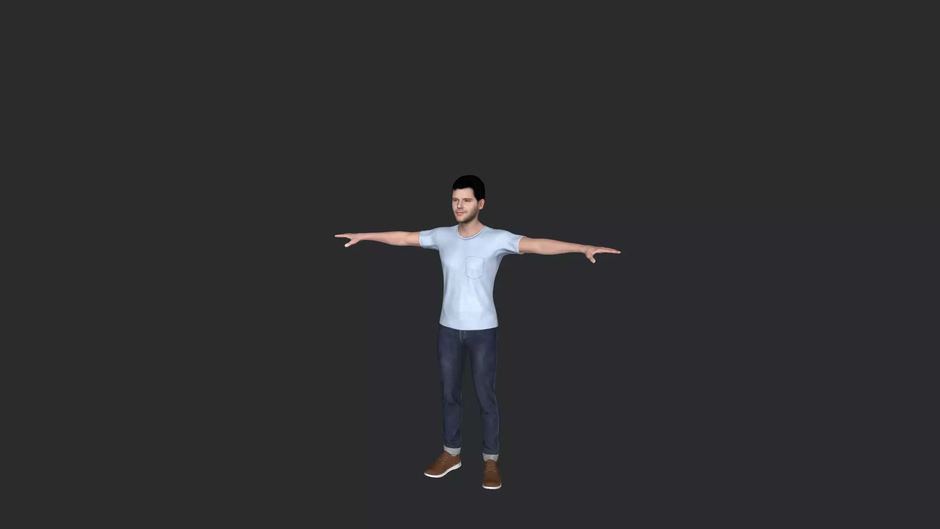 Ricky Martin Realistic Full Body Fully Rigged 3D model_28
