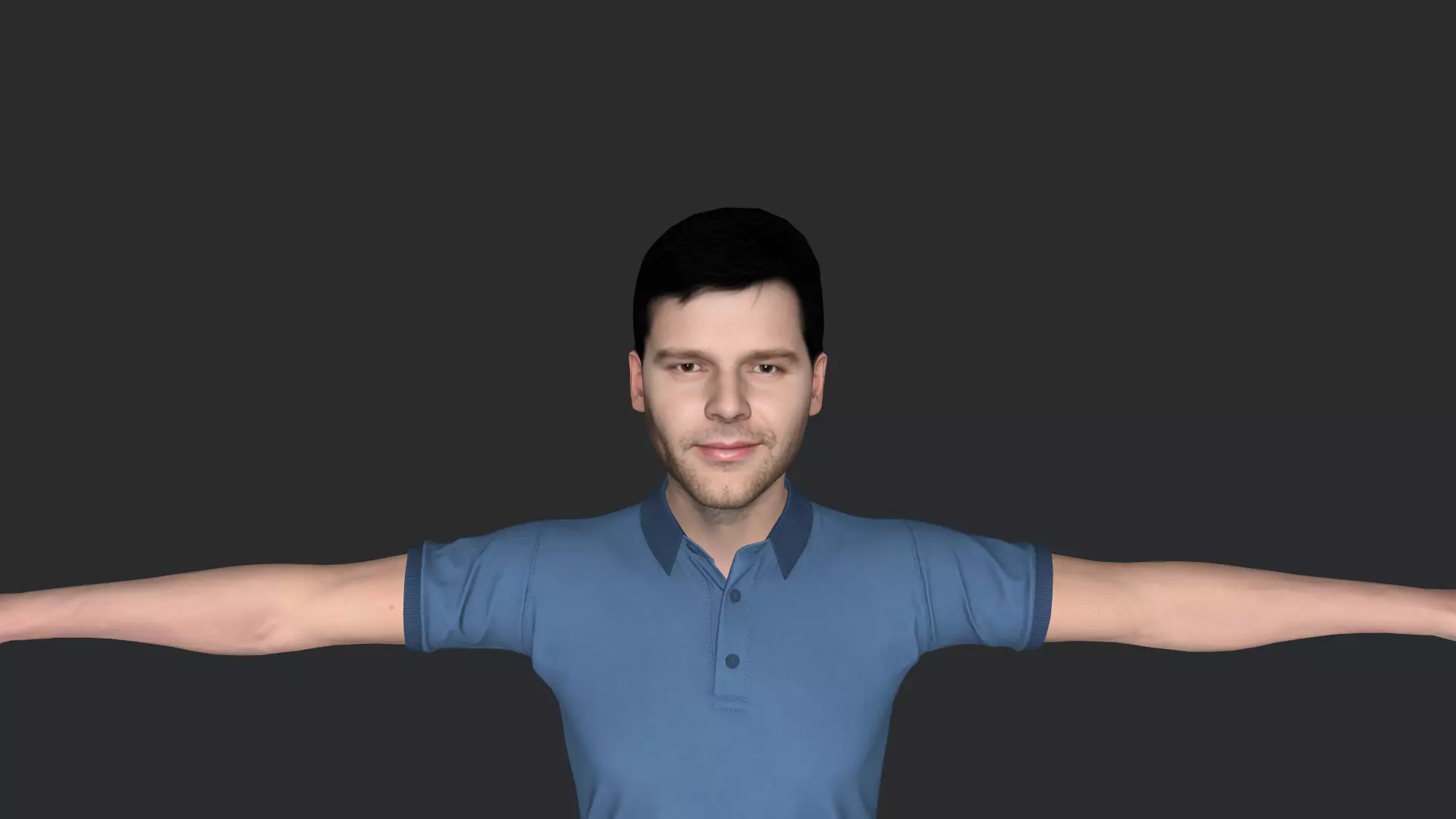 Ricky Martin Realistic Full Body Fully Rigged 3D model_15
