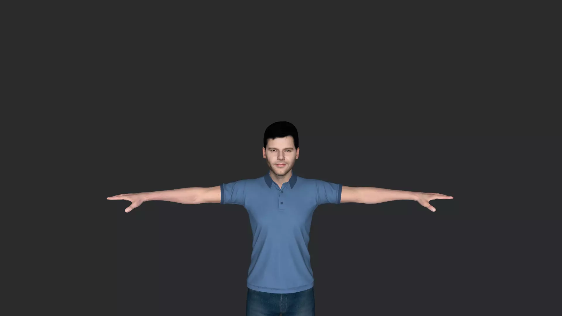 Ricky Martin Realistic Full Body Fully Rigged 3D model_16