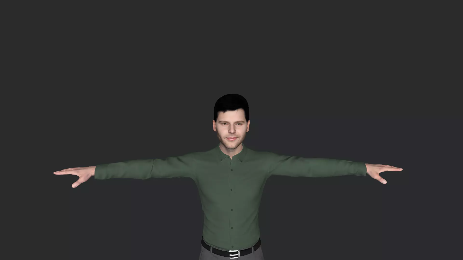 Ricky Martin Realistic Full Body Fully Rigged 3D model_6