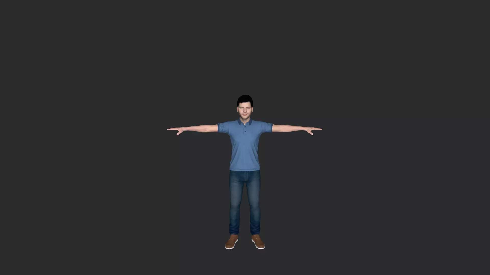 Ricky Martin Realistic Full Body Fully Rigged 3D model_17