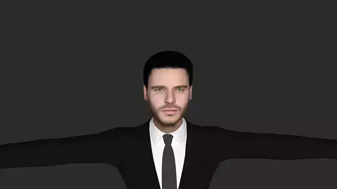 Richard Madden Hyper Realistic Full Body Fully Rigged