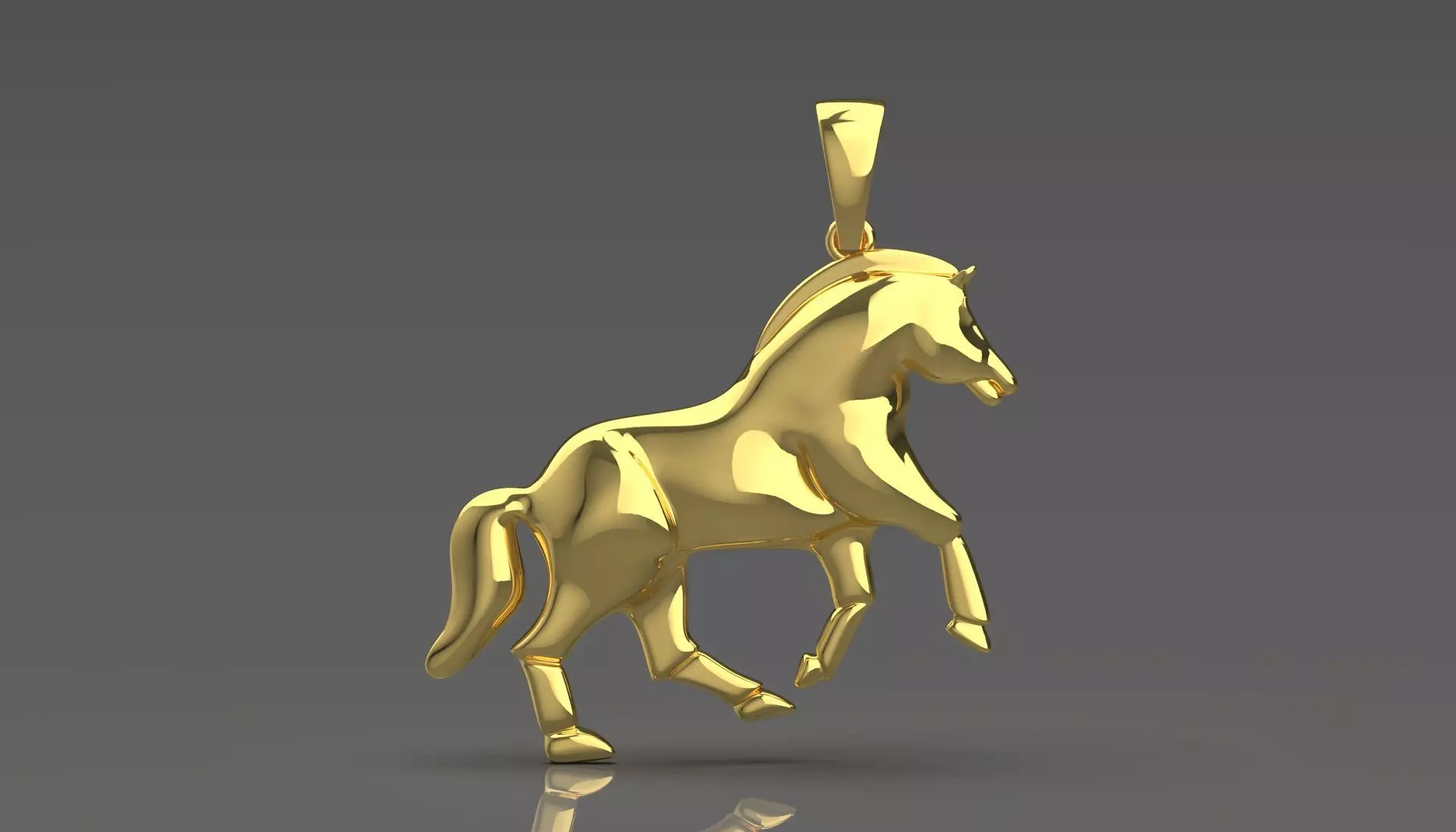 Horse STL 3D pendant 3D Model Collection_15