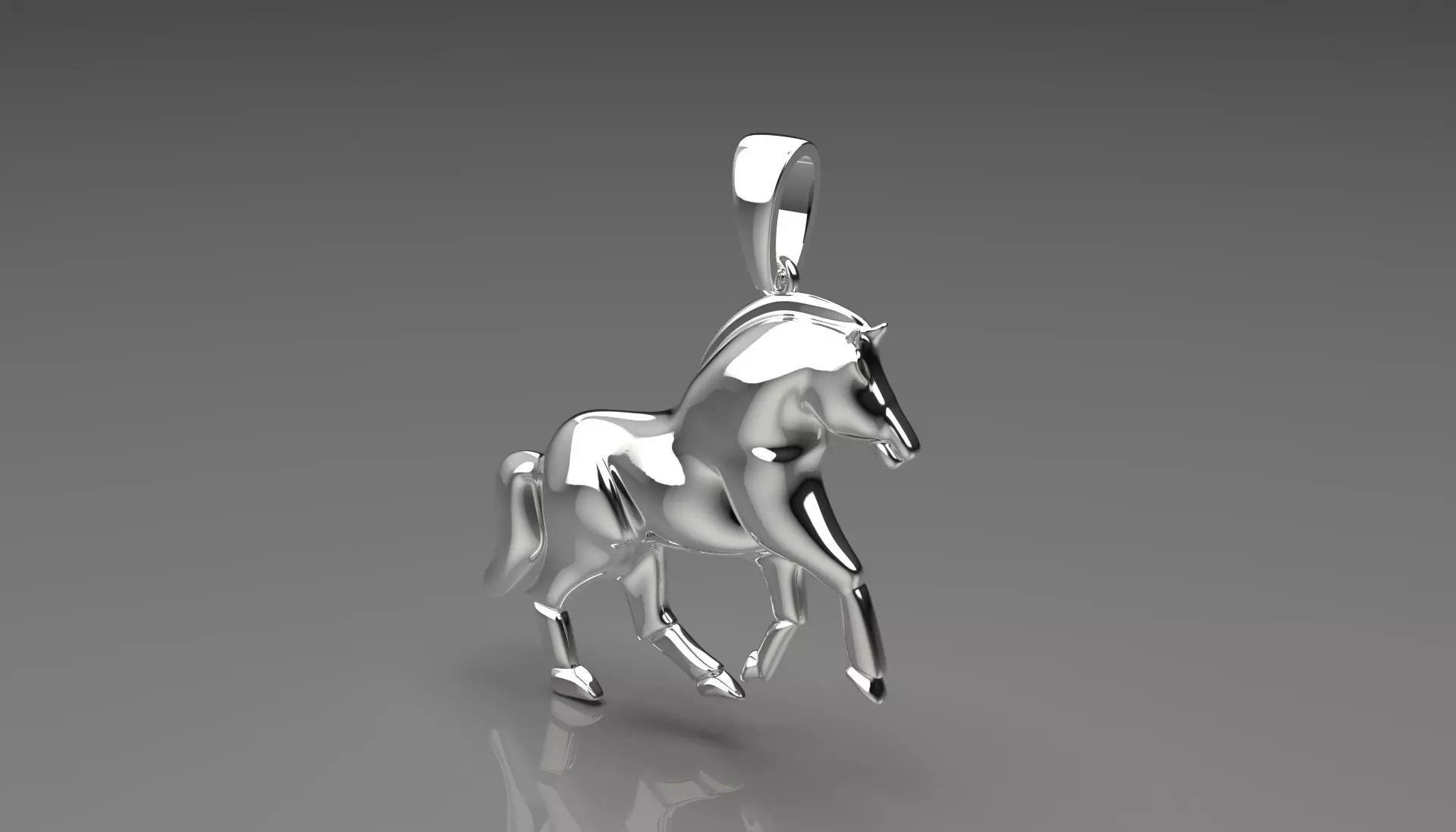 Horse STL 3D pendant 3D Model Collection_12