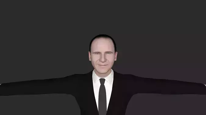 Ralph Fiennes Hyper Realistic Full Body Fully Rigged