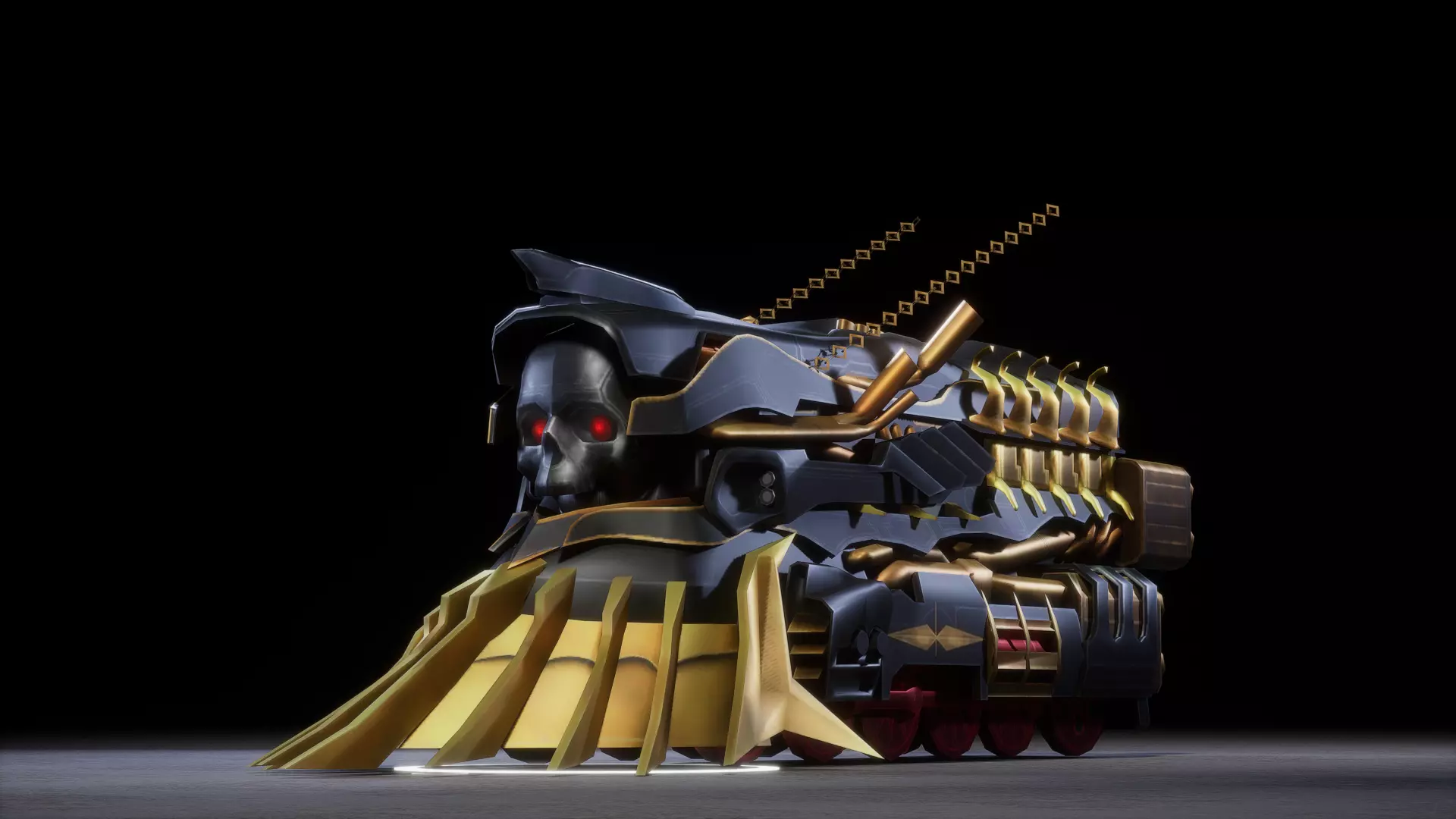 DOOM EXPRESS Low-poly 3D model_0