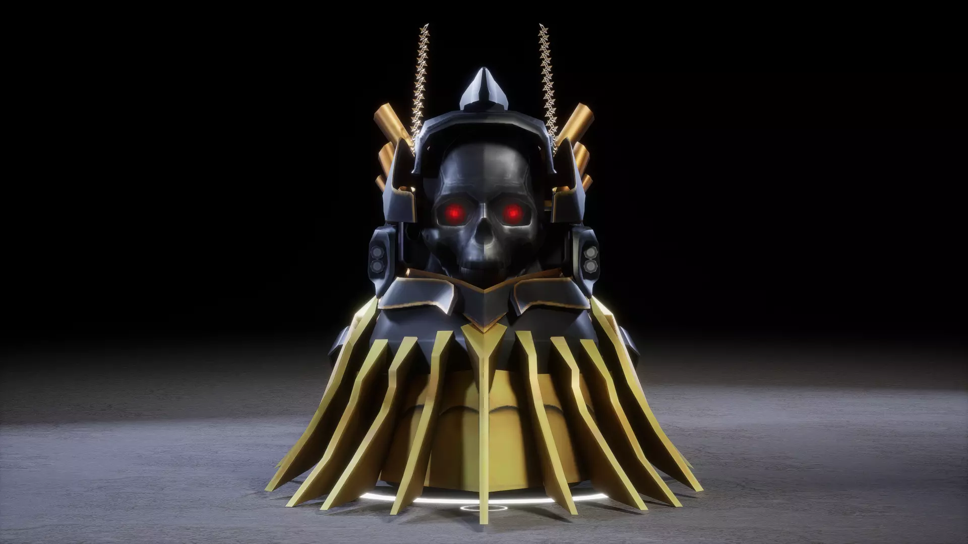 DOOM EXPRESS Low-poly 3D model_7