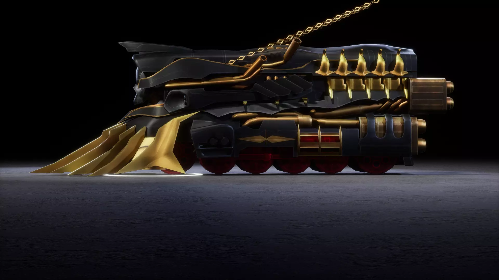 DOOM EXPRESS Low-poly 3D model_2