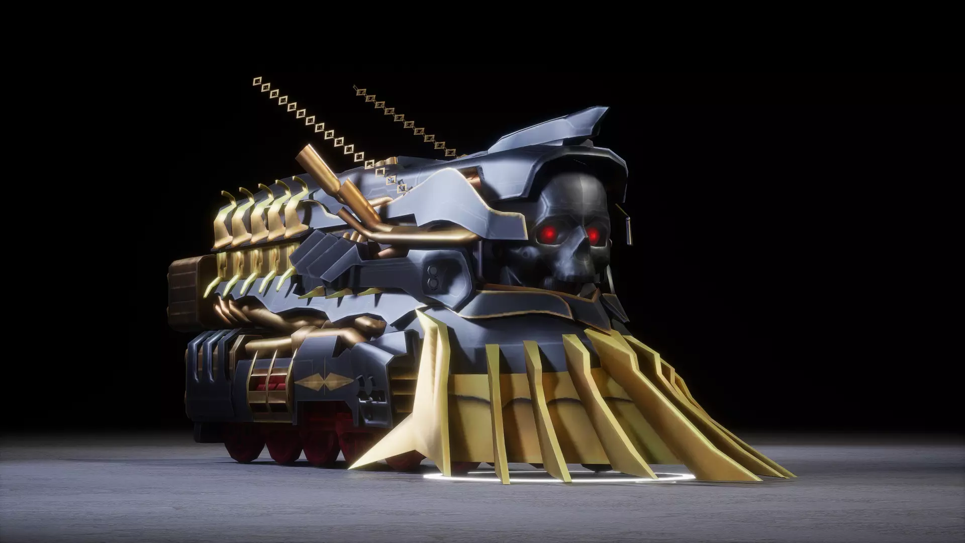 DOOM EXPRESS Low-poly 3D model_1