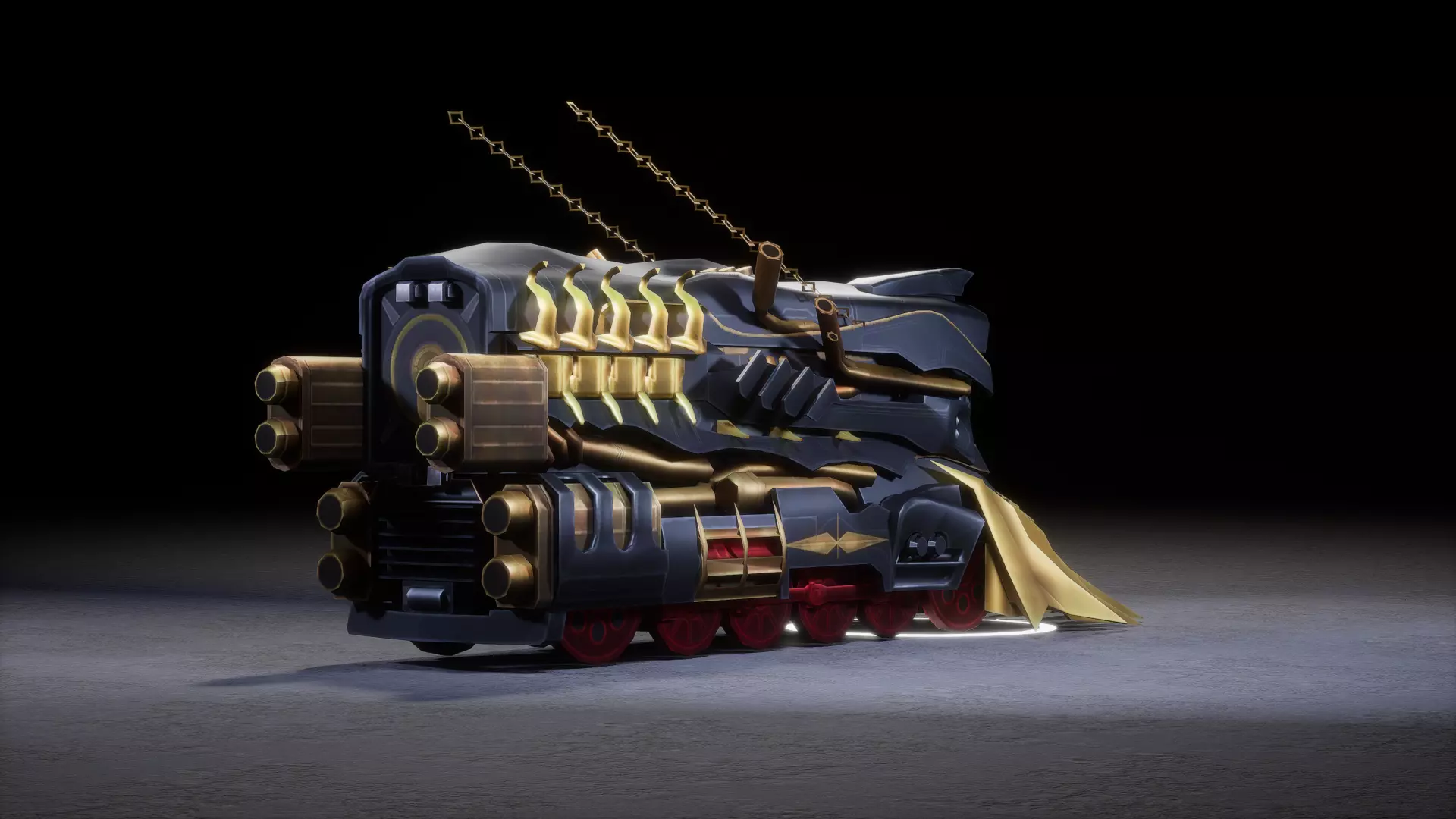 DOOM EXPRESS Low-poly 3D model_10