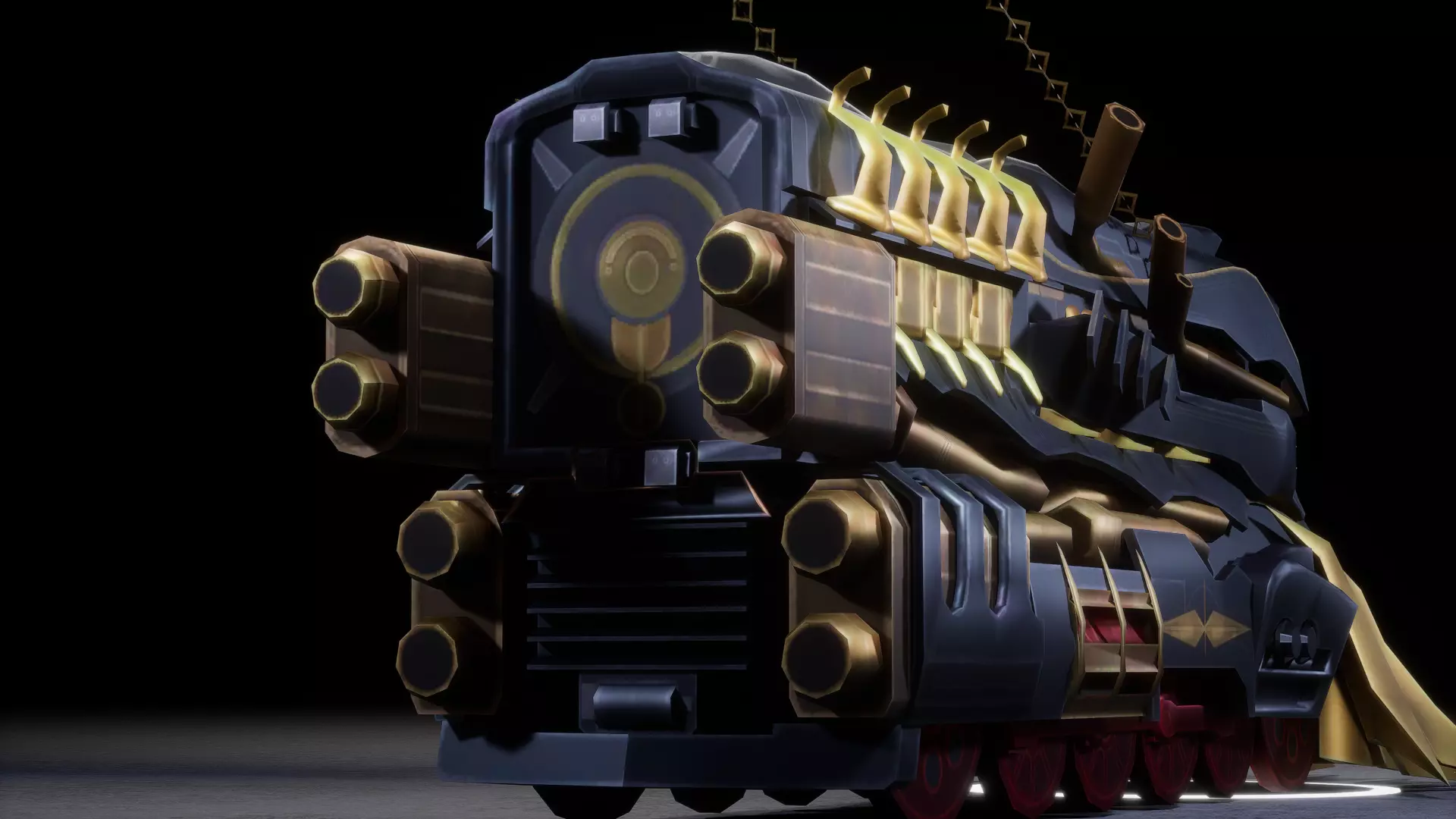 DOOM EXPRESS Low-poly 3D model_8