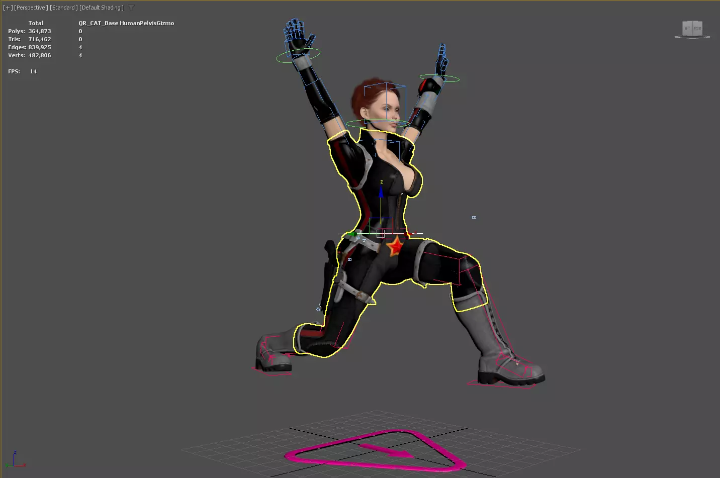 3D Character Realistic Game Ready Model PBR Textured Rigged Low-poly 3D model_25