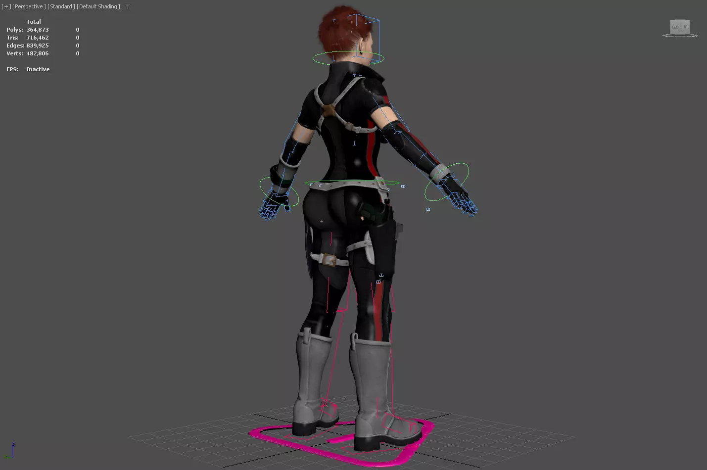 3D Character Realistic Game Ready Model PBR Textured Rigged Low-poly 3D model_13