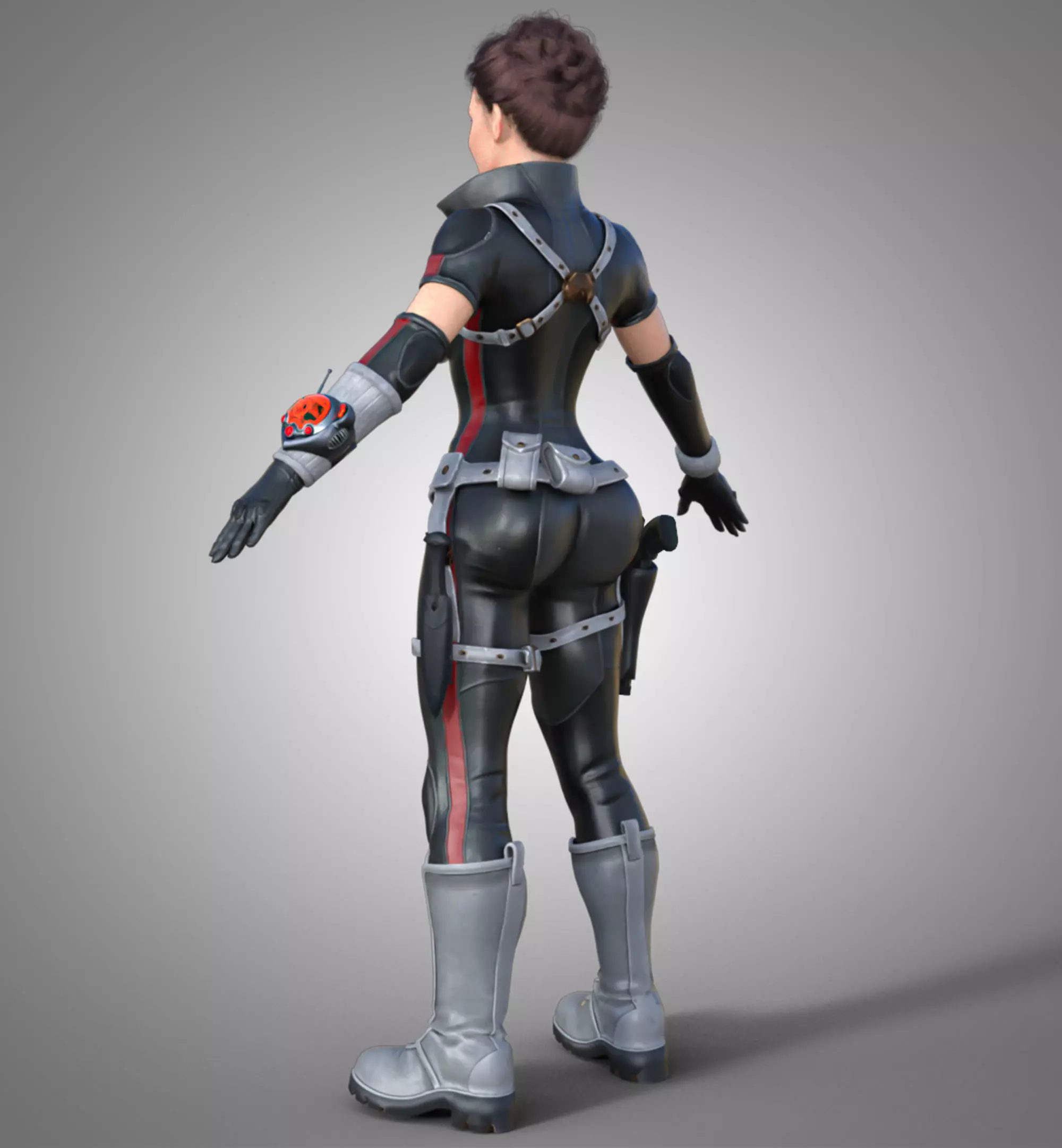 3D Character Realistic Game Ready Model PBR Textured Rigged Low-poly 3D model_5