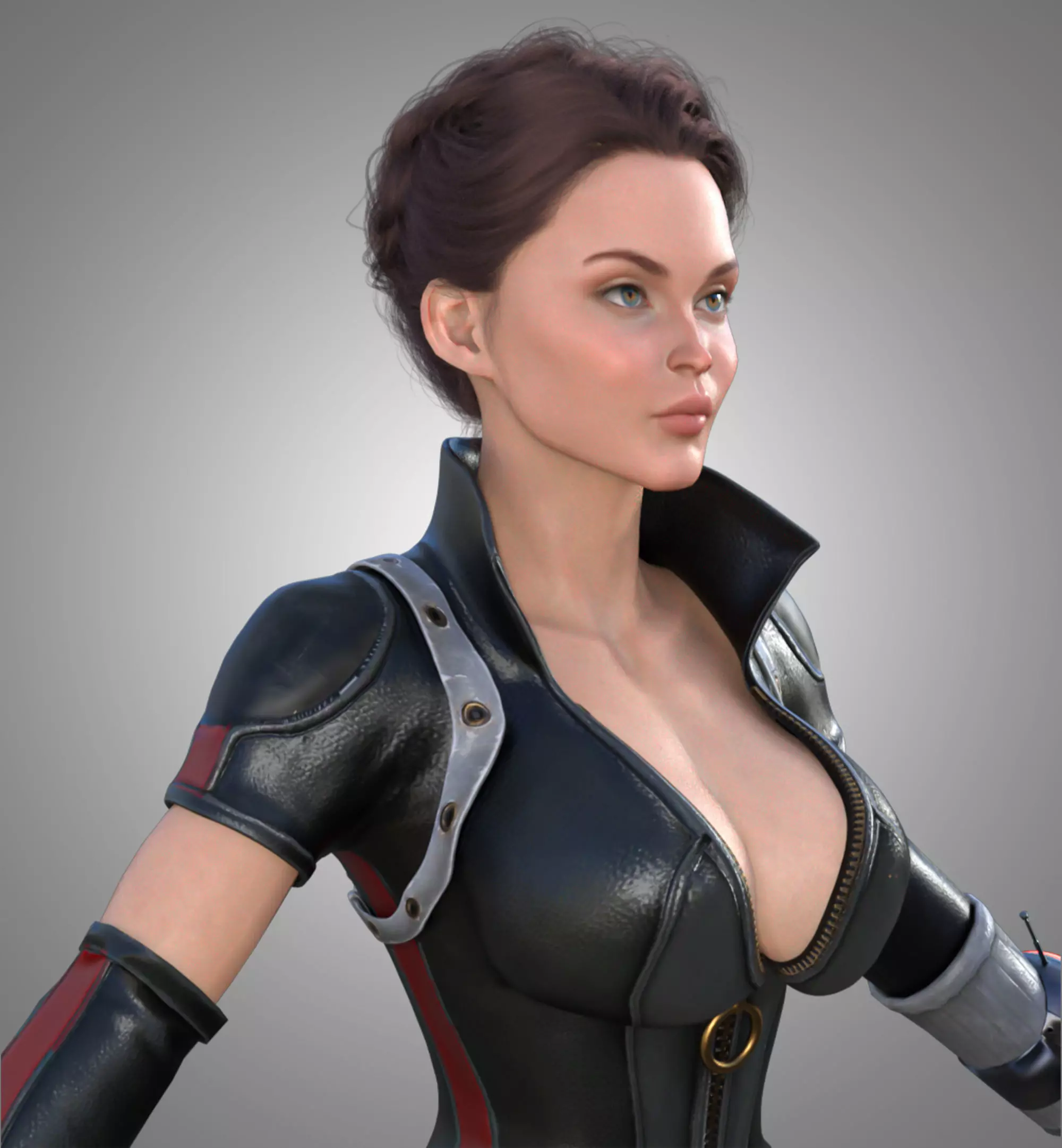3D Character Realistic Game Ready Model PBR Textured Rigged Low-poly 3D model_8