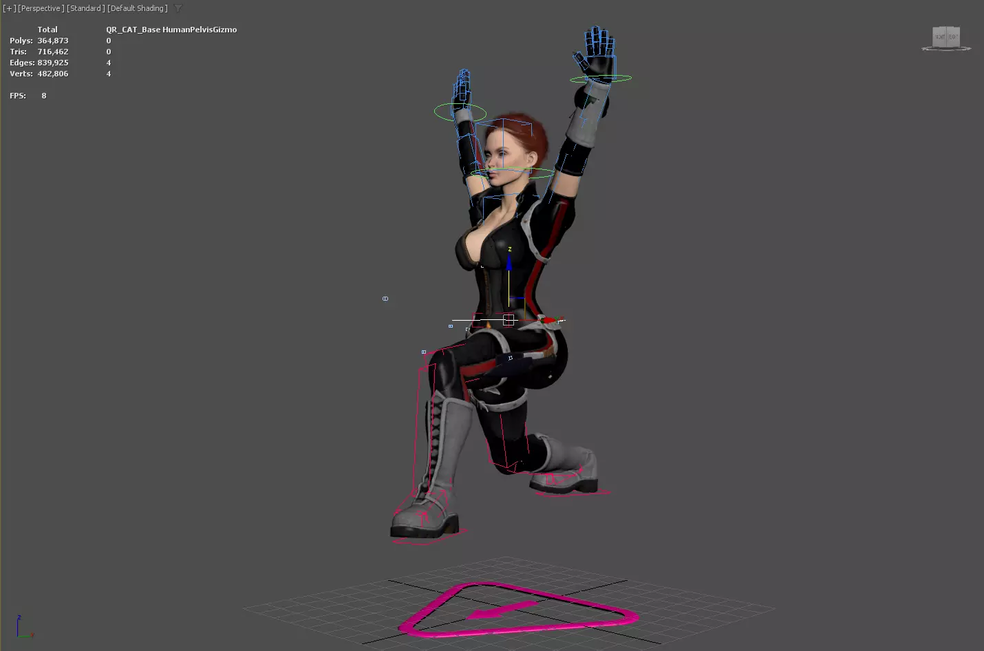 3D Character Realistic Game Ready Model PBR Textured Rigged Low-poly 3D model_26