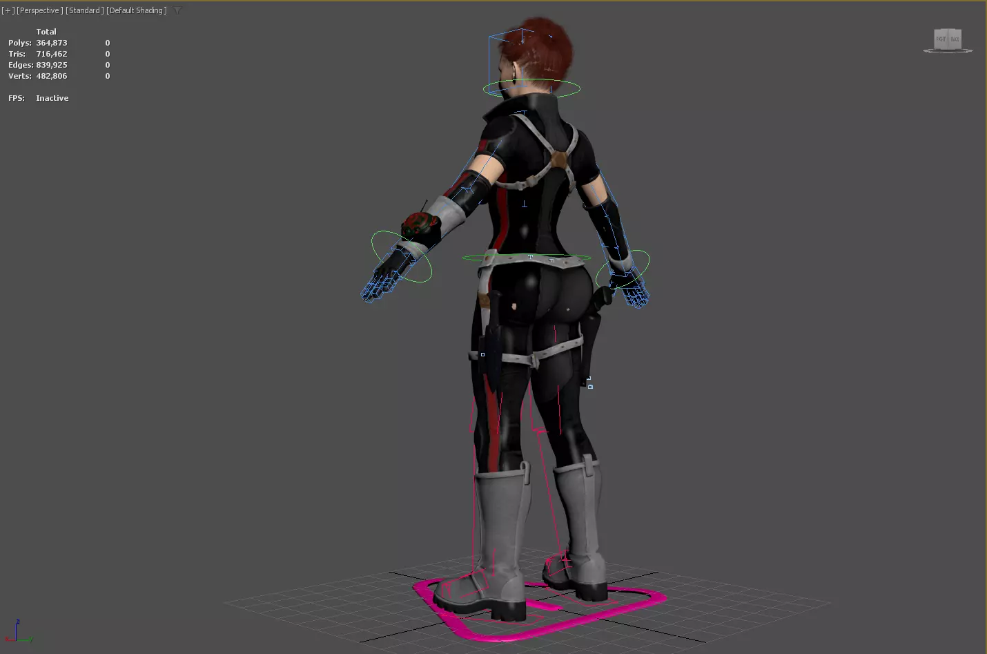 3D Character Realistic Game Ready Model PBR Textured Rigged Low-poly 3D model_15