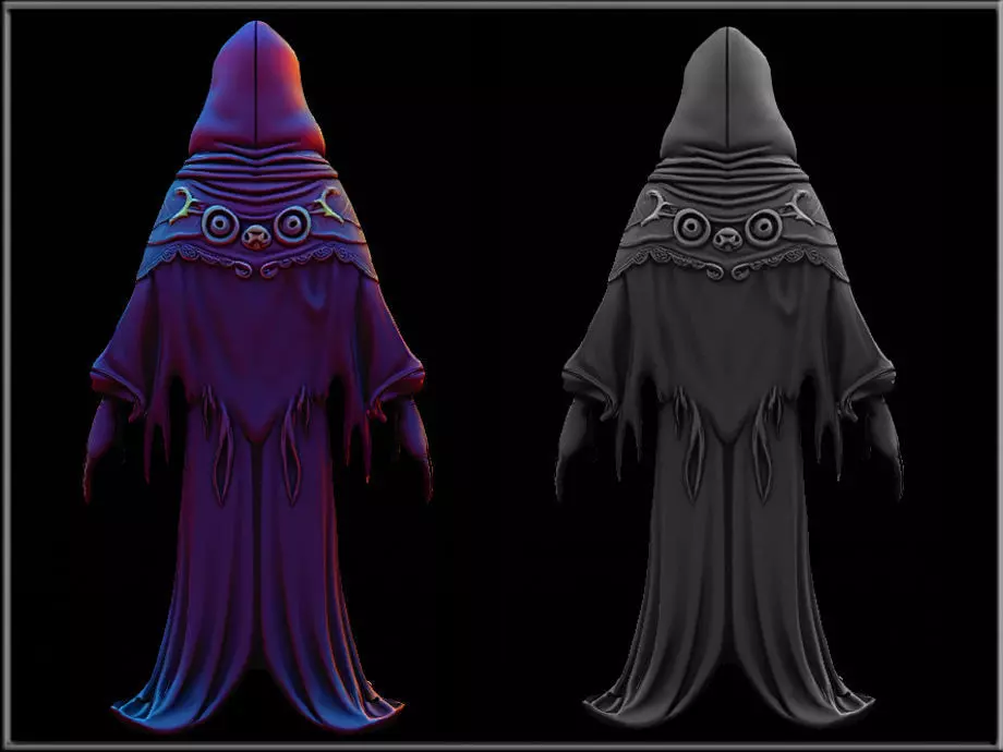 Grim Reaper 03 Low-poly 3D model_2