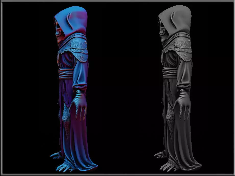 Grim Reaper 03 Low-poly 3D model_3