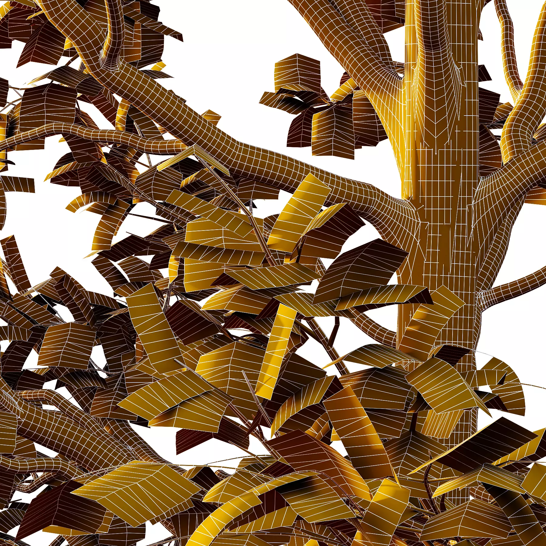 Mountain Ash Tree 16 3D model_4