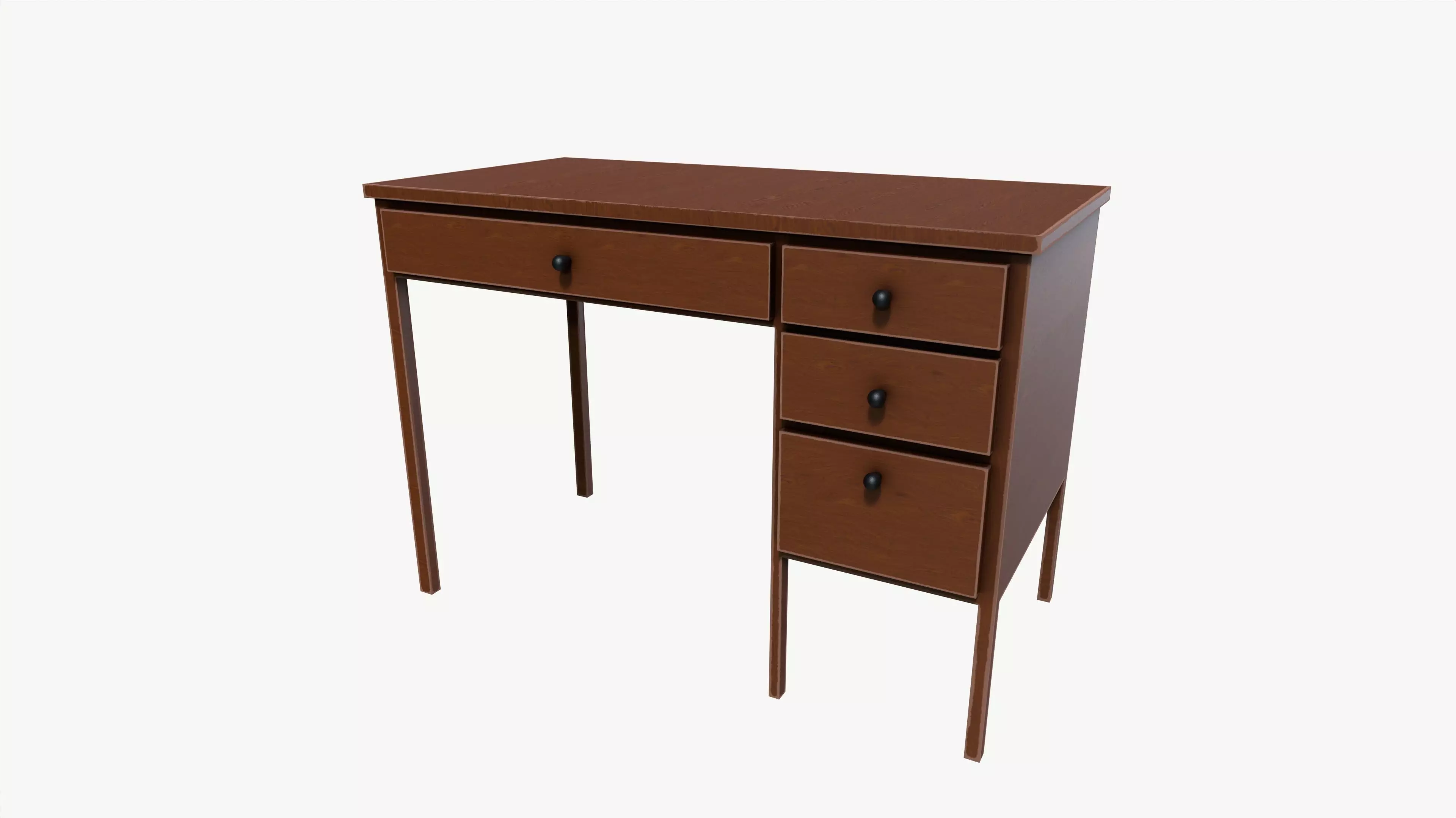 Home desk 3D model_0