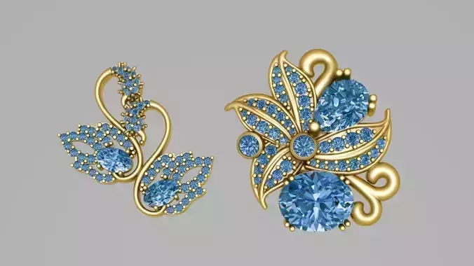 2 full diamond designs