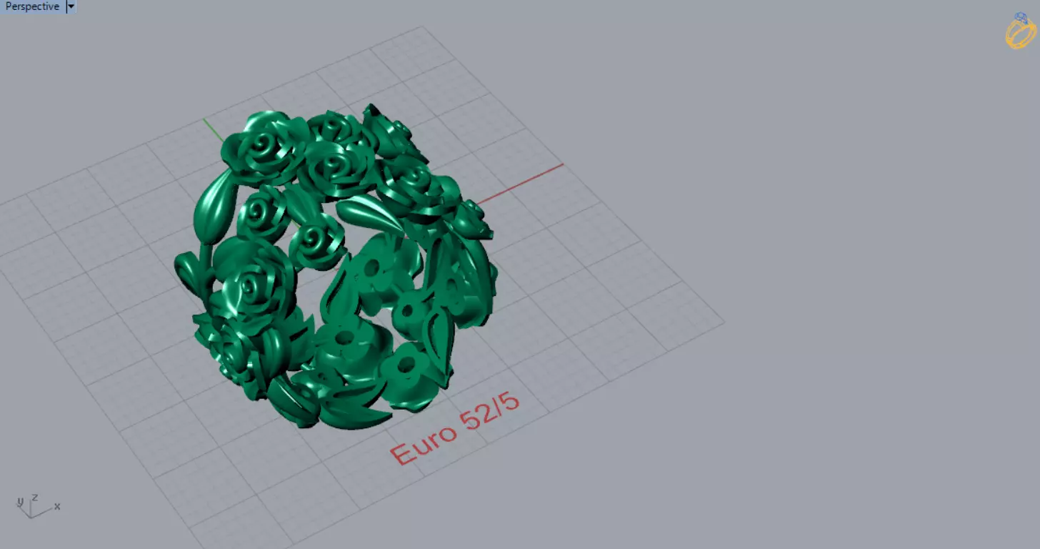 Rose STL 3D collection  _15