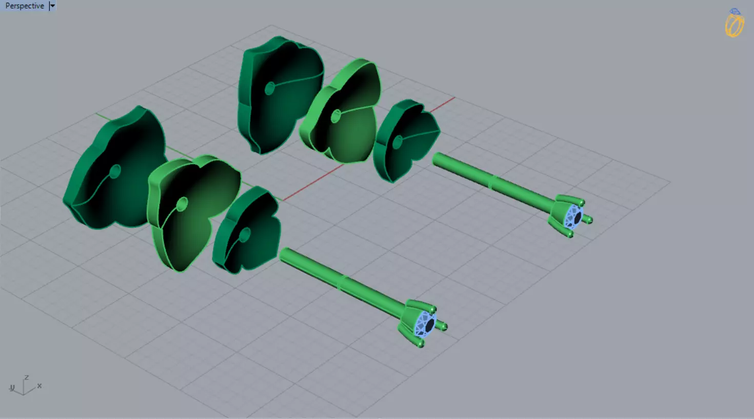 Rose STL 3D collection  _28