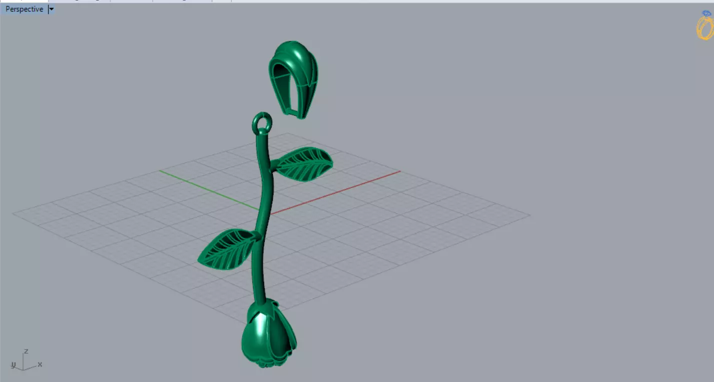 Rose STL 3D collection  _43