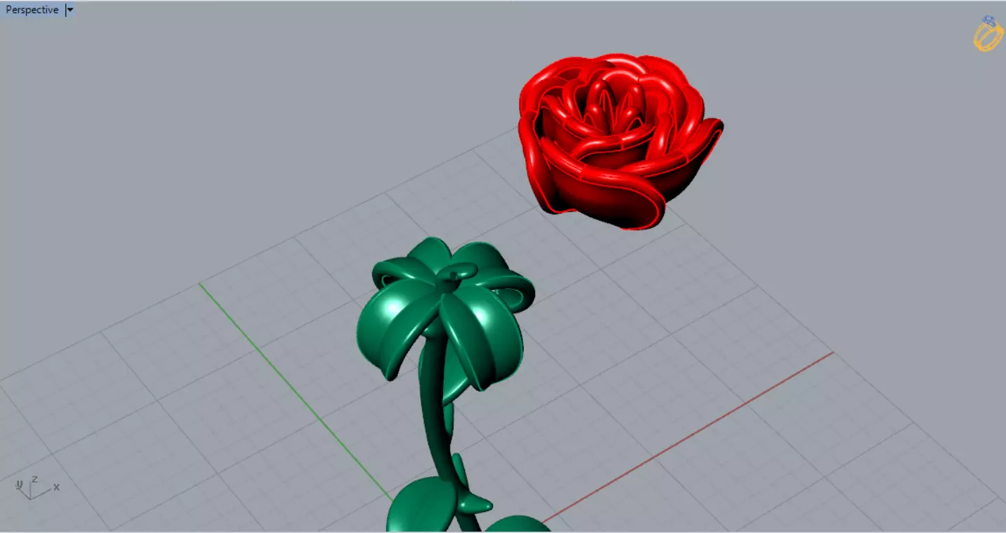 Rose STL 3D collection  _64