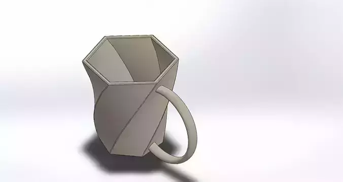 hexagonal cup