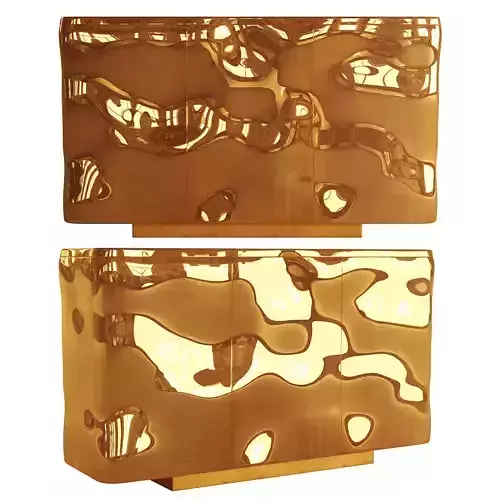 21st gallery Francois Corbeau Ronde-Bosse Three Door Cabinet