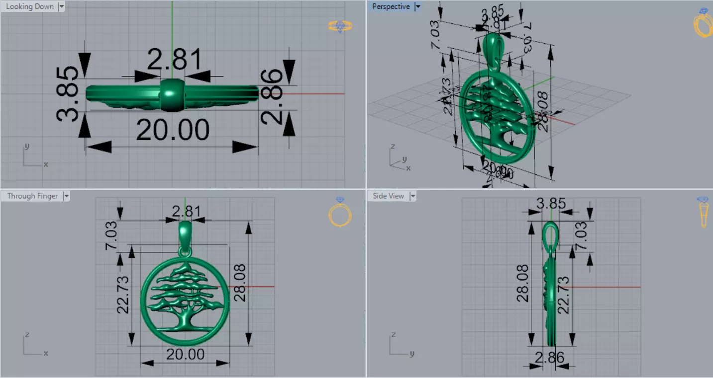 Tree STL 3D collection  _11