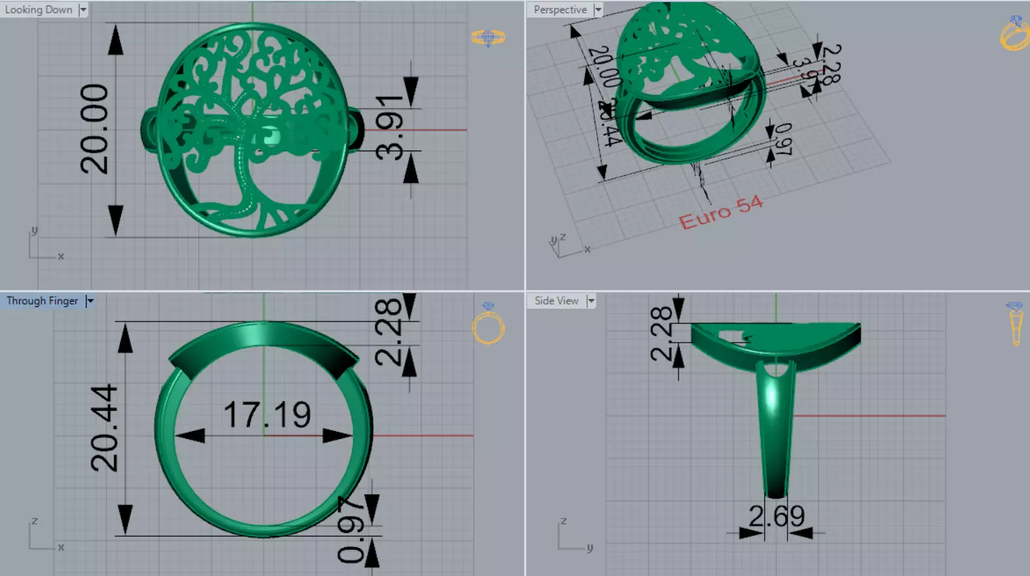 Tree STL 3D collection  _23