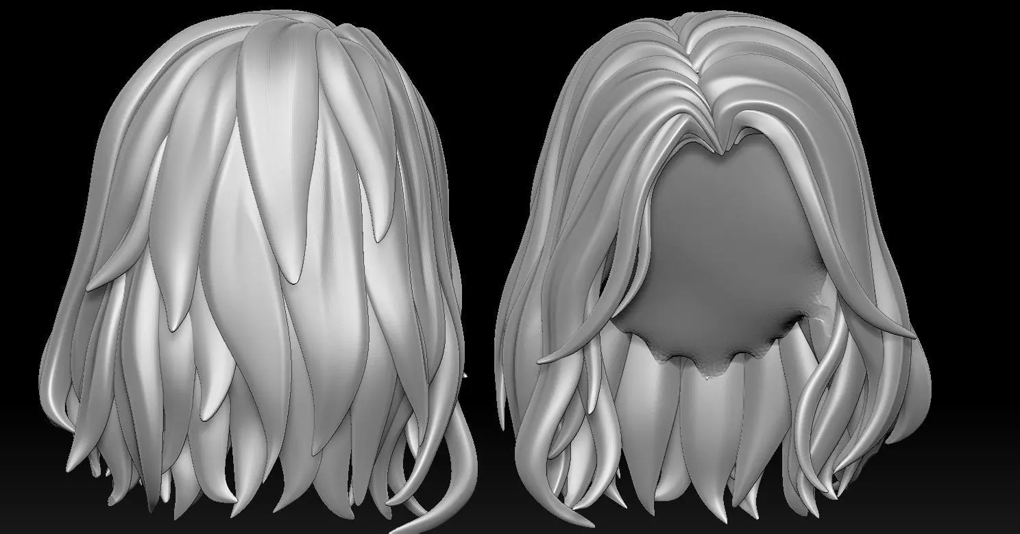 10 men hairstyles 3D print model_7