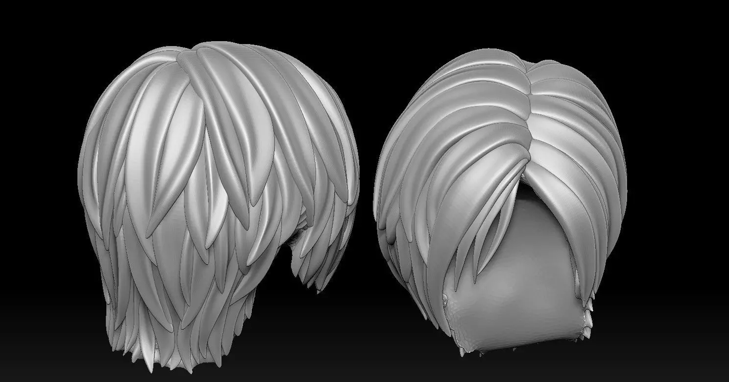 10 men hairstyles 3D print model_5