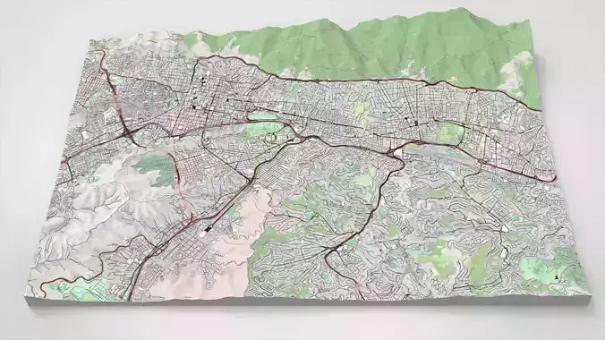 Cityscape Caracas Venezuela