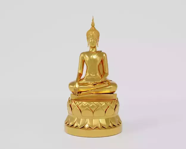 Golden Buddha statue