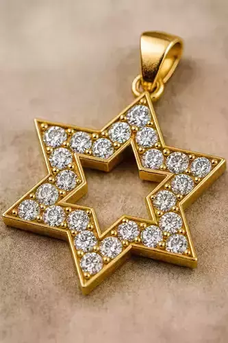 Star of David pendant Model 8142