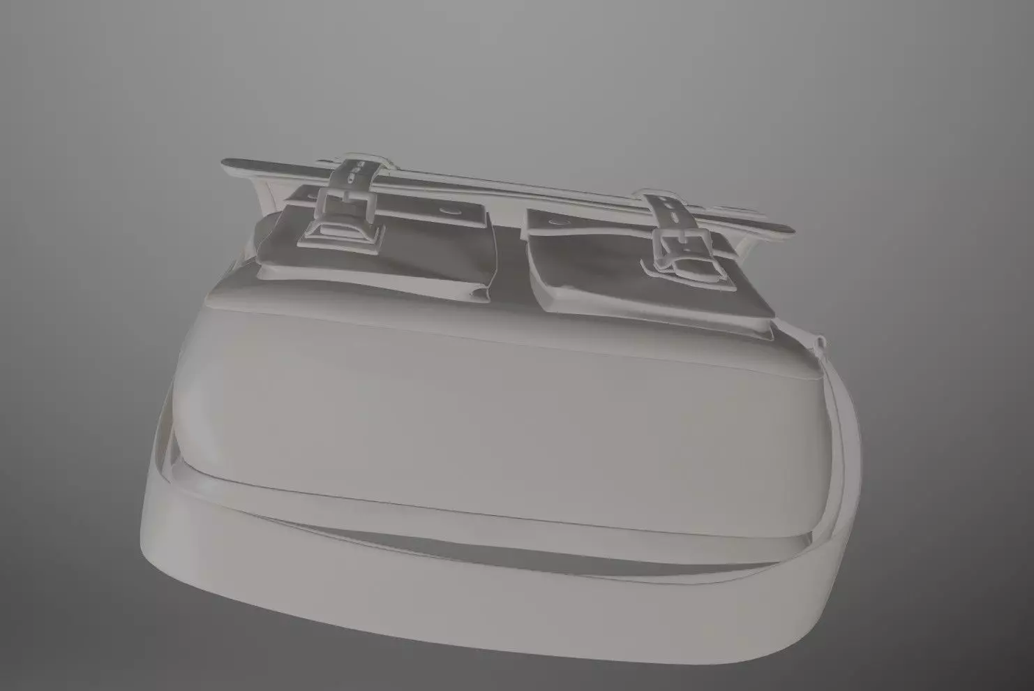 Haversack Bag Low Poly VR Ready 3D Model  Low-poly 3D model_13