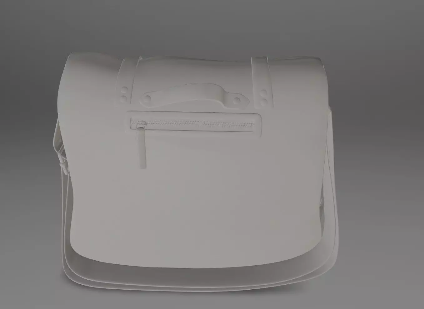 Haversack Bag Low Poly VR Ready 3D Model  Low-poly 3D model_9