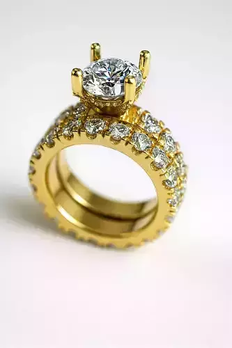 Solitaire engagement rings Model 8120